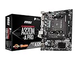 MSI A320M-A Pro - Placa Base AM4 Micro ATX, AMD, DDR4-SDRAM, DIMM, 1866, 2133, 2400, 2667 y 2933, 3200 MHz