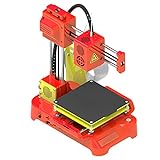 Jadeshay Impresora 3D Mini Kit de Escritorio para Principiantes Niños Adolescentes Impresora 3D con filamento PLA Placa magnética extraíble Cable USB Tarjeta TF Velocidad máxima de impresión 40 mm/s