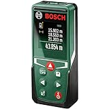 Bosch medidor láser UniversalDistance 50 (mide con precisión distancias de hasta 50 m, diferentes funciones de medición, función de memoria)
