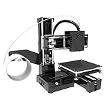 FDM Mini 3D, Volumen de Impresión de Calentamiento Uniforme Impresora de 4x4x4 Pulgadas 100‑240V F D M para Principiantes Alta Precisión (Enchufe de la UE)
