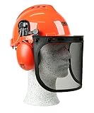 Oregon 562412 - Casco de seguridad para motosierra Yukon con visera y protección auditiva, cómodo y resistente a los impactos, equipo de protección